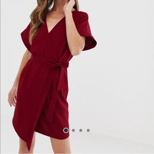 ASOS Design Mini Wrap Dress